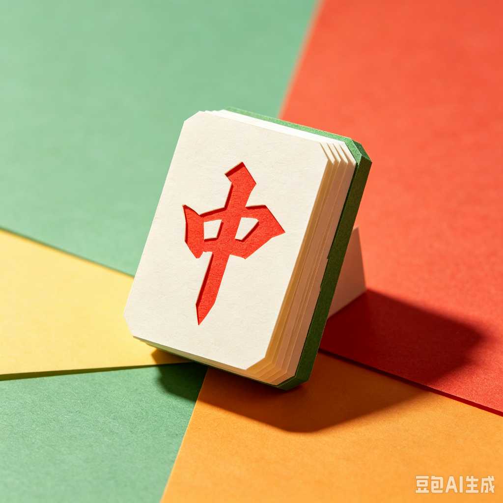 green transparent mahjong tiles