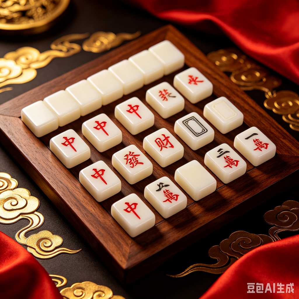 hand carved mahjong tiles