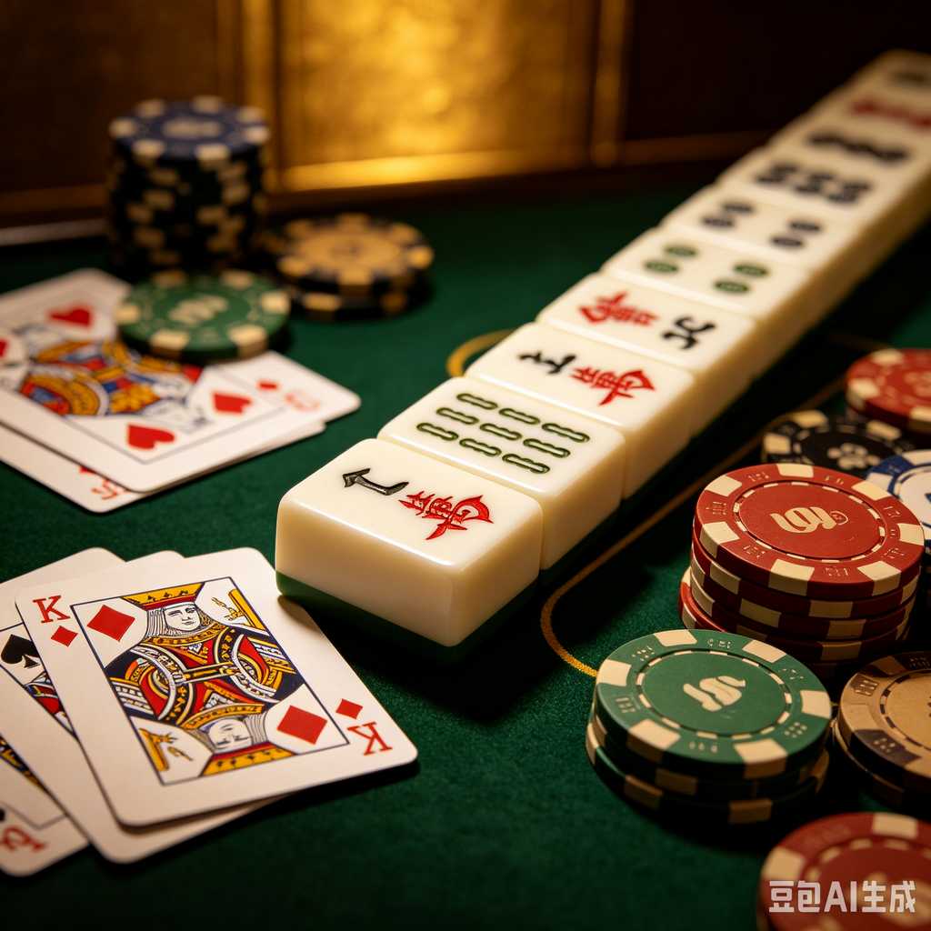 wooden mahjong set